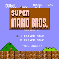Sirius Mario Bros 4 Title Screen